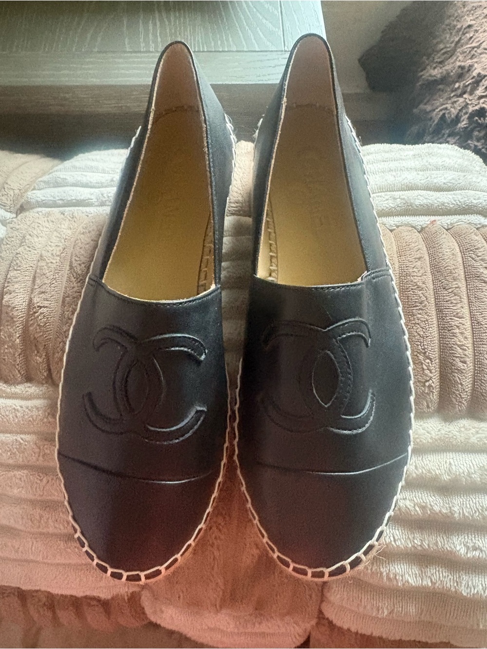 Fashion Black Espadrille Flats